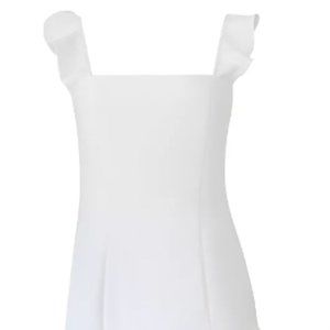 BCBGeneration Ruffled Cocktail Dress - White Womens size 6
